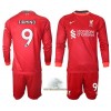 Officiële Voetbalshirt + Korte Broek Liverpool FIRMINO 9 Thuis 2021-22 Lange Mouw - Kids